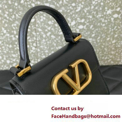 Valentino VSLING micro handbag in Calfskin Black 2023