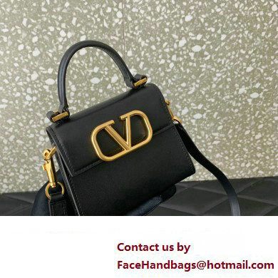 Valentino VSLING micro handbag in Calfskin Black 2023