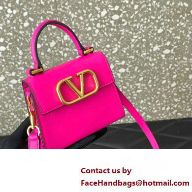 Valentino VSLING micro handbag in Calfskin Fuchsia 2023