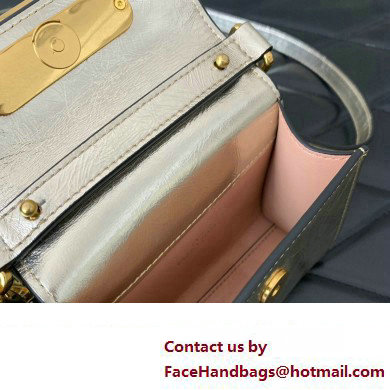 Valentino VSLING micro handbag in Calfskin Metallic Gold 2023