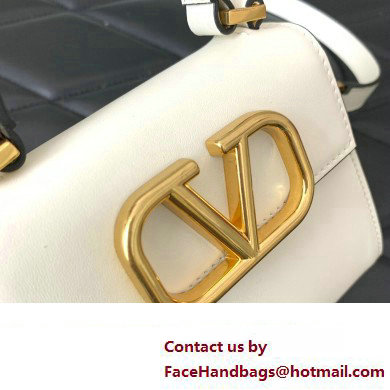 Valentino VSLING micro handbag in Calfskin White 2023