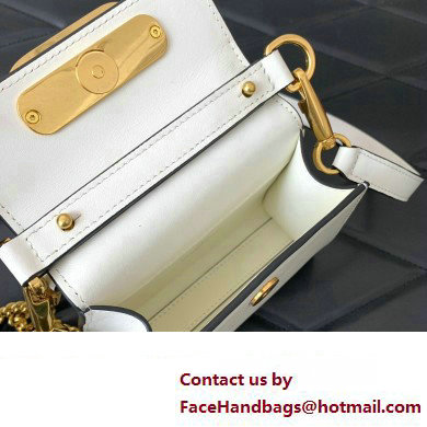 Valentino VSLING micro handbag in Calfskin White 2023