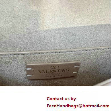 Valentino Vlogo Leather Shoulder Bag 2051 Nude 2023