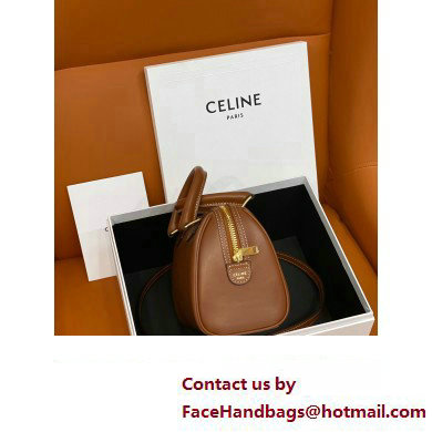 celine SMALL BOSTON CUIR TRIOMPHE in Smooth Calfskin Tan 2023