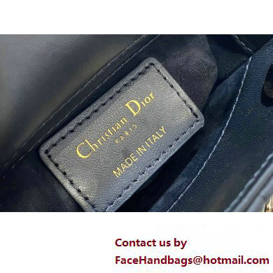 dior Lady Dior Micro Bag in Black Cannage Lambskin 2023