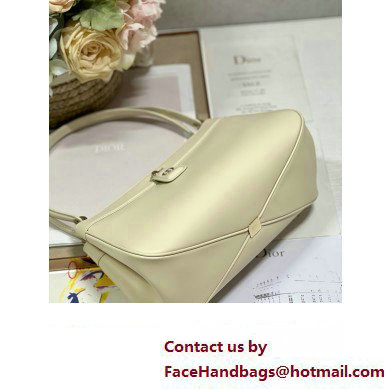 dior medium key bag in Dusty Ivory Box Calfskin 2023