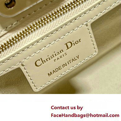 dior medium key bag in Dusty Ivory Box Calfskin 2023