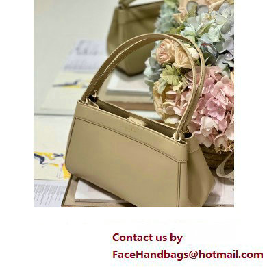 dior medium key bag in beige Box Calfskin 2023