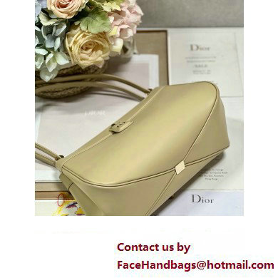 dior medium key bag in beige Box Calfskin 2023