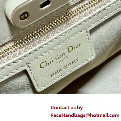 dior medium key bag in beige Box Calfskin 2023