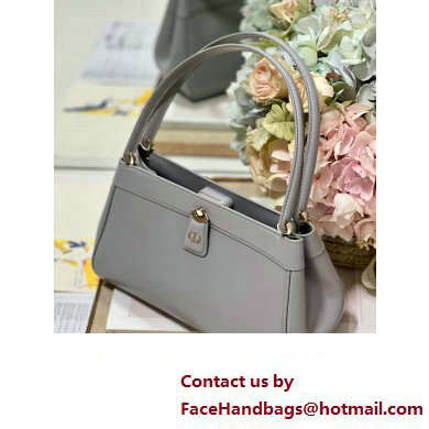 dior medium key bag in gray Box Calfskin 2023