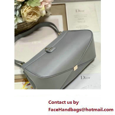 dior medium key bag in gray Box Calfskin 2023