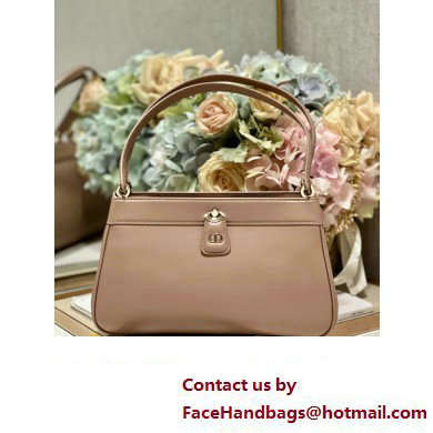 dior medium key bag in pink Box Calfskin 2023