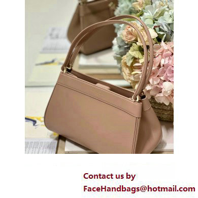 dior medium key bag in pink Box Calfskin 2023