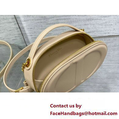 dior nude calfskin CD Signature Oval Camera Bag 2023