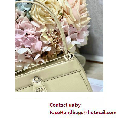 dior small key bag in beige Box Calfskin 2023