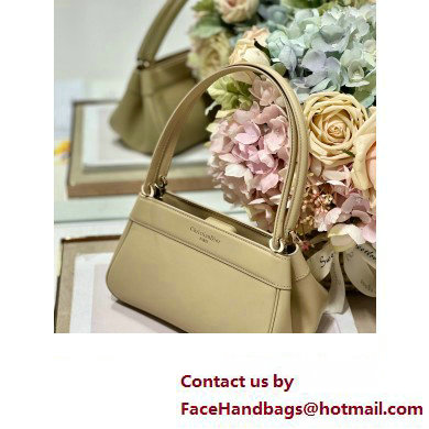 dior small key bag in beige Box Calfskin 2023