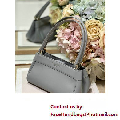 dior small key bag in gray Box Calfskin 2023