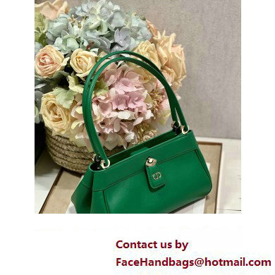 dior small key bag in green Box Calfskin 2023