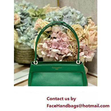 dior small key bag in green Box Calfskin 2023