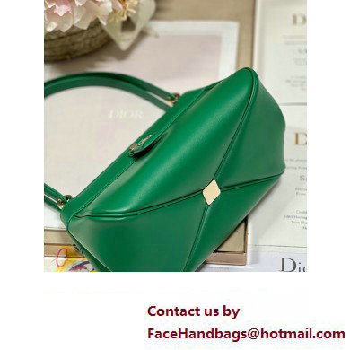 dior small key bag in green Box Calfskin 2023