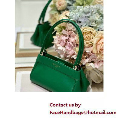 dior small key bag in green Box Calfskin 2023