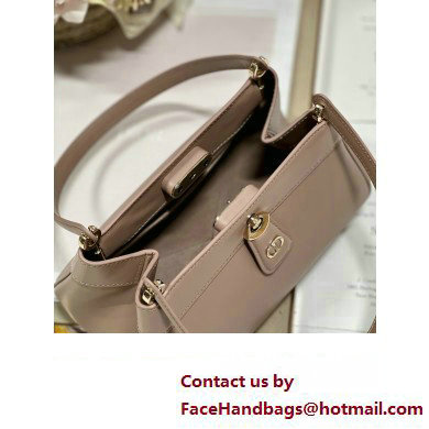 dior small key bag in pink Box Calfskin 2023