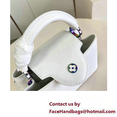 louis vuitton Capucines BB handbag WHITE M22054 2023