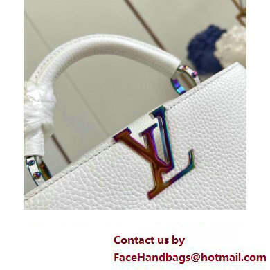 louis vuitton Capucines BB handbag WHITE M22054 2023