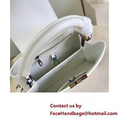 louis vuitton Capucines BB handbag WHITE M22054 2023 - Click Image to Close