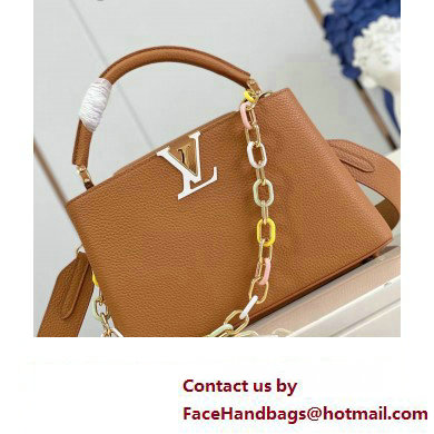 louis vuitton Capucines MM bag M21652 tan 2023