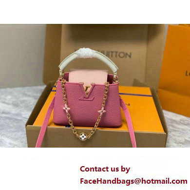 louis vuitton Capucines Mini bag M20845 rose 2023