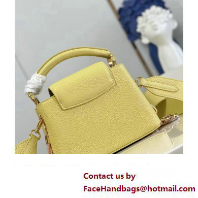 louis vuitton Capucines Mini bag M21798 yellow 2023