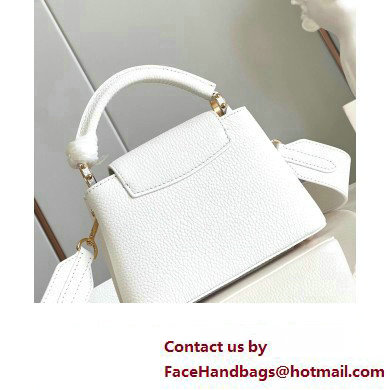 louis vuitton Capucines Mini handbag WHITE M23456 2023