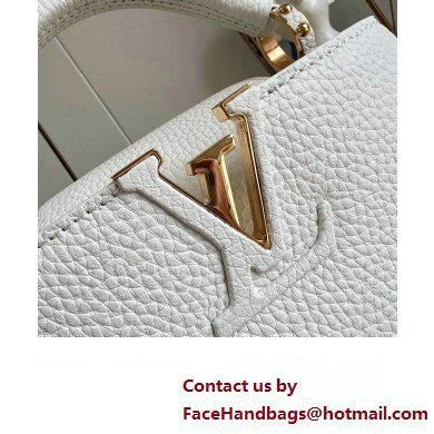 louis vuitton Capucines Mini handbag WHITE M23456 2023