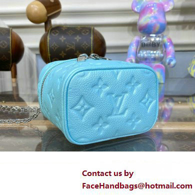 louis vuitton Micro Vanity CASE M82193 BLUE 2023