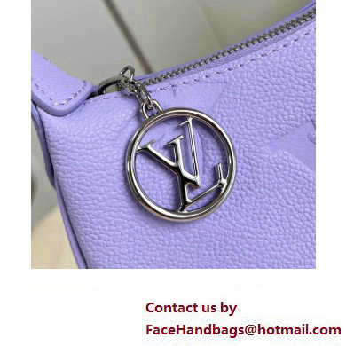 louis vuitton Monogram Empreinte mini moon bag Iris Purple M82426 2023