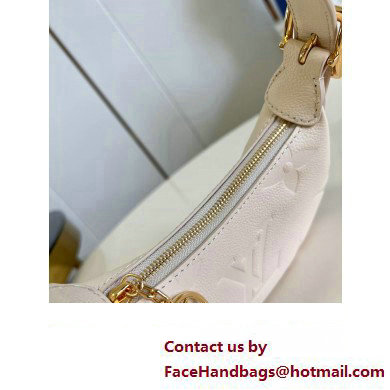 louis vuitton Monogram Empreinte mini moon bag M82519 CREAM 2023