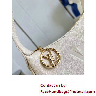 louis vuitton Monogram Empreinte mini moon bag M82519 CREAM 2023