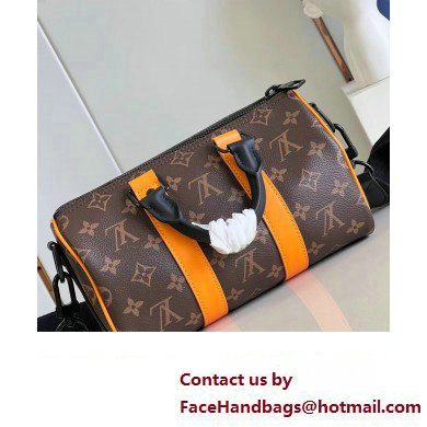 louis vuitton Monogram Macassar coated canvas Keepall 25 bag M46687 2023