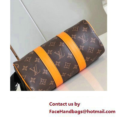 louis vuitton Monogram Macassar coated canvas Keepall 25 bag M46687 2023