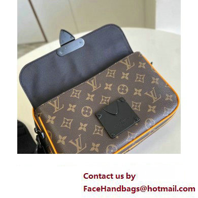 louis vuitton Monogram canvas S Lock Messenger bag m46688 2023