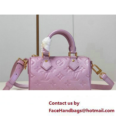 louis vuitton Nano Speedy bag M82342 PINK 2023