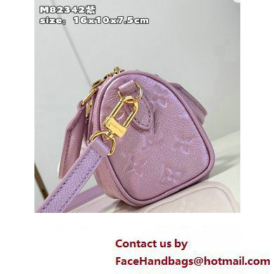 louis vuitton Nano Speedy bag M82342 PINK 2023