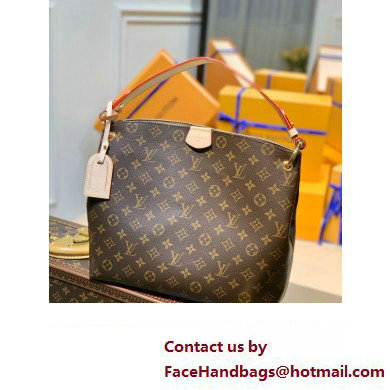 louis vuitton monogram canvas Graceful MM bag M43704 beige 2023