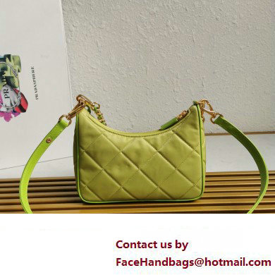 prada Re-Nylon mini-bag 1bc204 green 2023