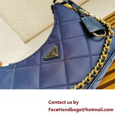 prada Re-Nylon mini-bag 1bc204 royal blue 2023