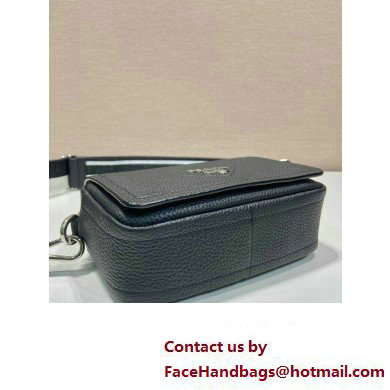 prada shoulder bag in grained calfskin 1bd332 black 2023