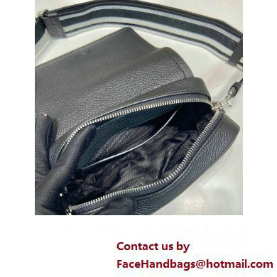 prada shoulder bag in grained calfskin 1bd332 black 2023