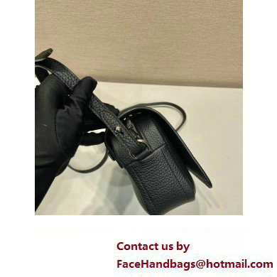 prada shoulder bag in grained calfskin 1bd332 black 2023